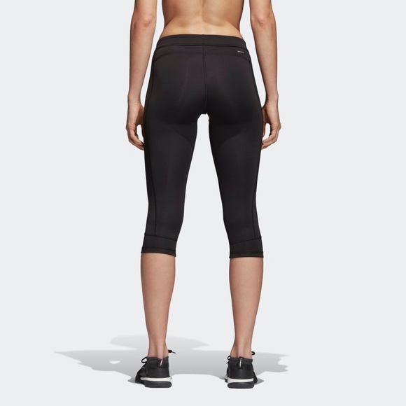 ADIDAS / WOMEN'S BLACK CAPRI SIZE M - Picture 5 of 7